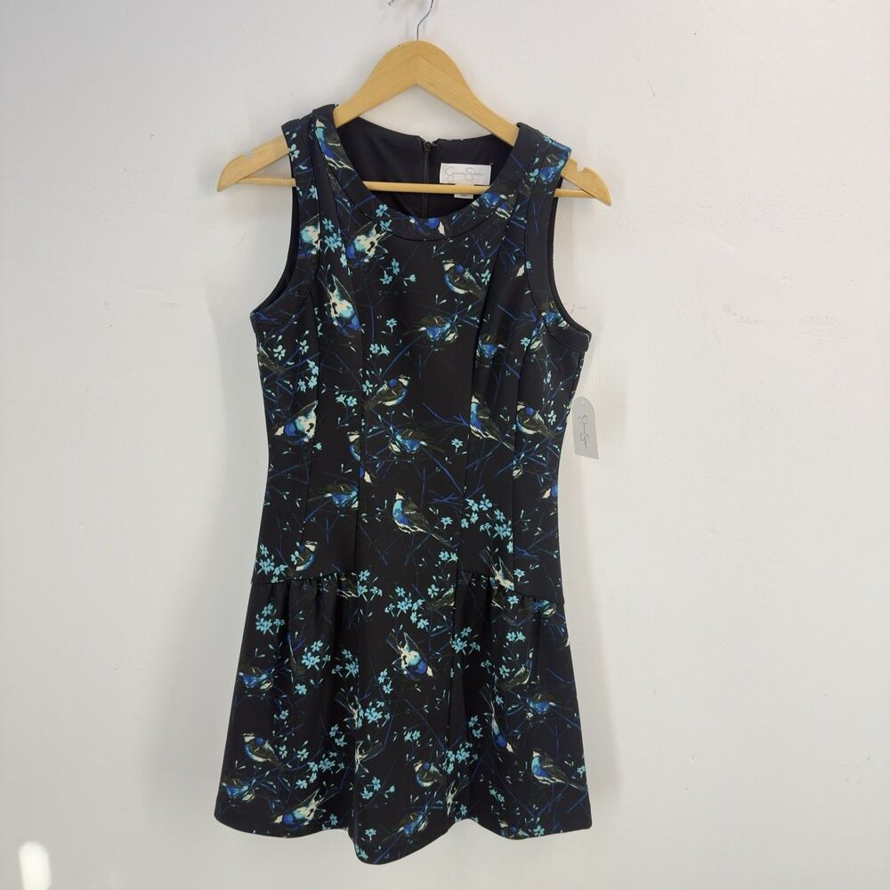 Jessica Simpson Bird And Floral Patterned Dress SZ 8 NEW - Picture 13 of 16